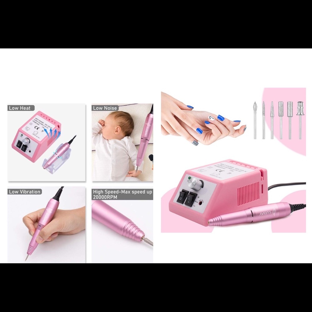 Professional Electric Nail Drill Machine Set Kit - Picture 8 of 8